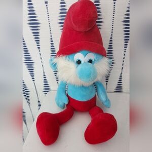 Smurfs The Lost Village Poppa Smurf 22"